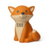 Fox money box with name