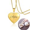 Heart locket with name