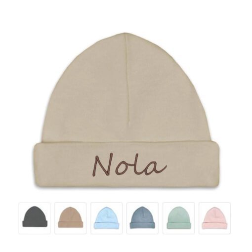 Embroidered baby hat