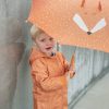 Kinder paraplu vos met naam