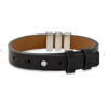 Heren leren armband met namen
