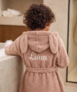 Jollein bathrobe with ears and name