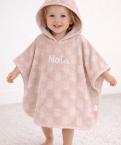 Jollein Nijntje Poncho Roze met Naam