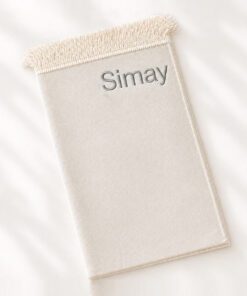 Gebedskleed beige met naam