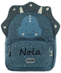 Backpack Mr. Triceratops with name