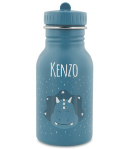 Drinkfles Triceratops met naam