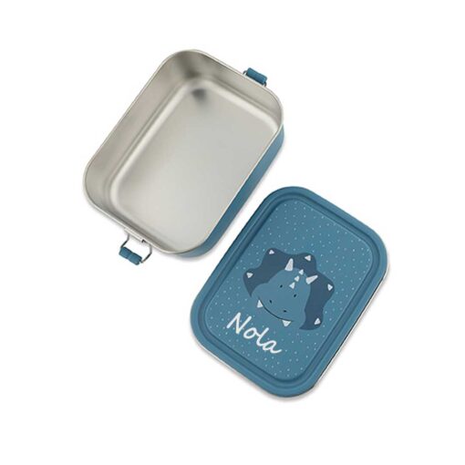Gepersonaliseerde Triceratops Lunchbox met Naam