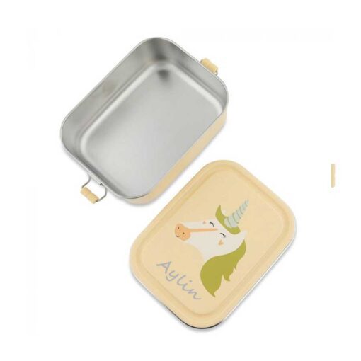 Lunch Box Unicorn met naam - Afbeelding 3