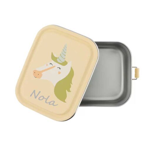 Lunch Box Unicorn met naam