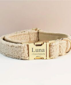 Gepersonaliseerde Teddy Halsband voor Hond of Kat