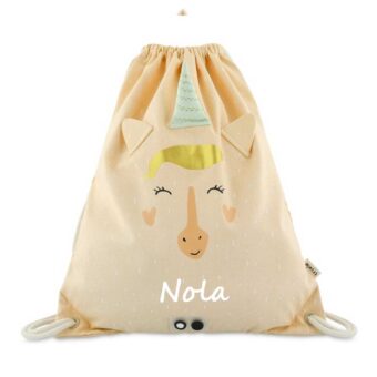 Gym bag Unicorn with name