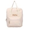 Mochila de teddy con nombre bordado