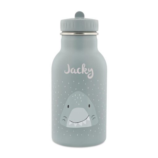 Drinking bottle Shark with name