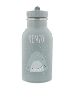 Alternative view of Drinking bottle Shark with name