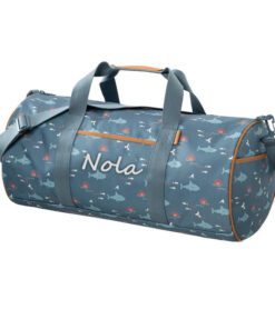 Fresk Weekendertasche Hai mit Namen