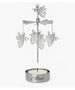 Theelichthouder engel met Naam