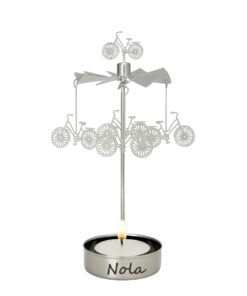 Theelichthouder Fiets met Naam