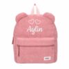 Sac à dos pour enfants Curduroy avec oreilles et prénom