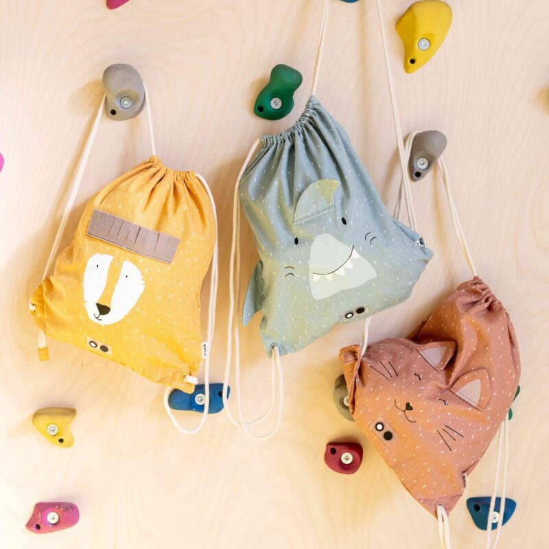 Sac de sport Monsieur Requin avec nom (4)