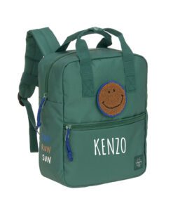Kinder Rugzak met Naam van Lässig Little Gang in Dark Green