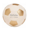 Voetbal met naam goud