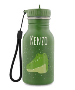 drinkfles met naam alligator