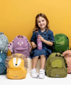 Alternative view of Rugzak met naam pauw – Mrs. Peacock kinderrugzak