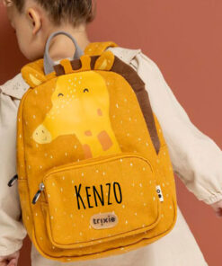 Rugzak met naam – Mr. Giraffe kinderrugzak