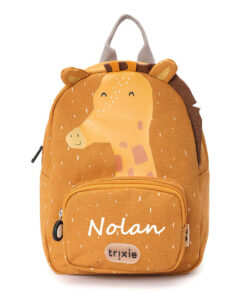 Rugzak met naam – Mr. Giraffe kinderrugzak