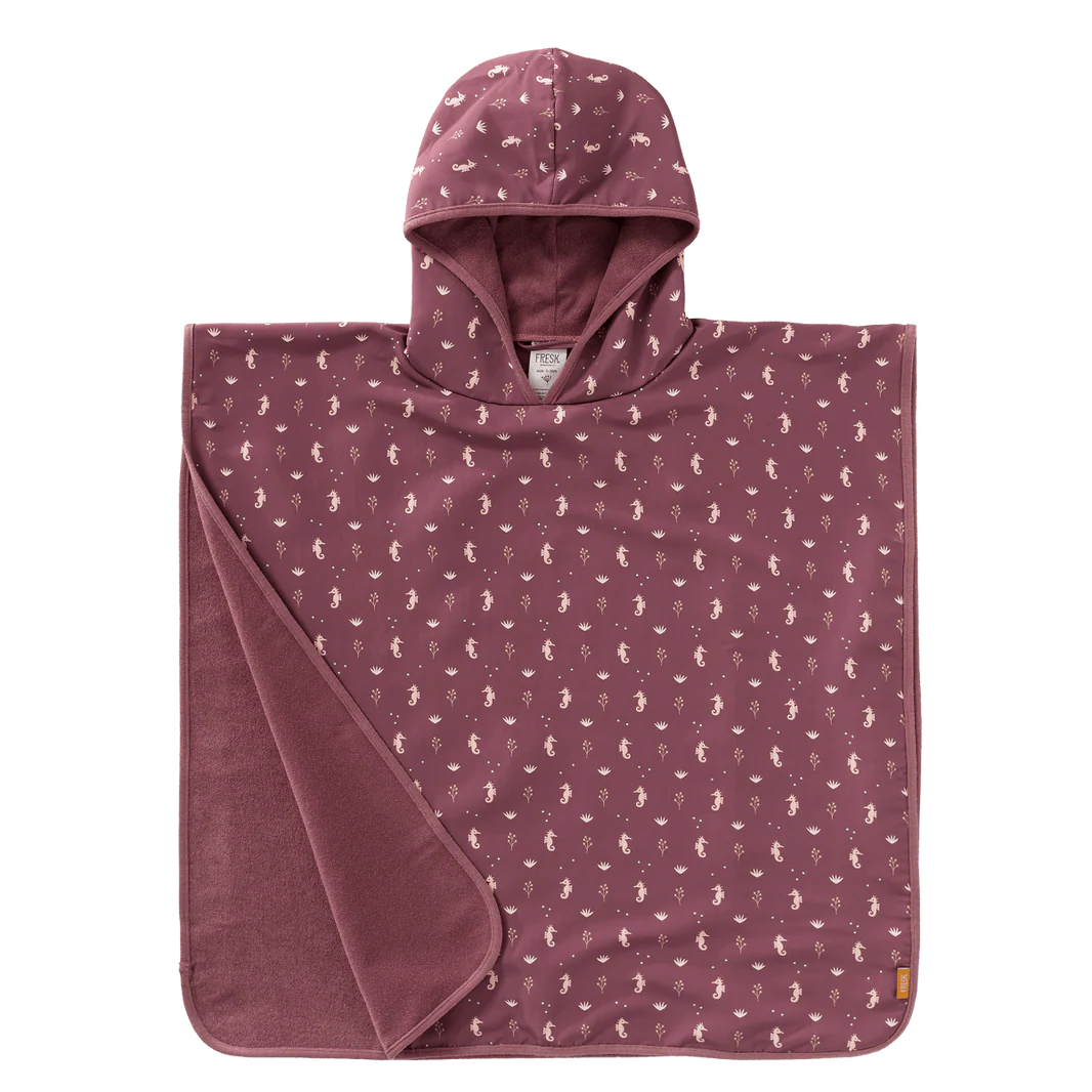 Seahorse badponcho met naam - Afbeelding 3
