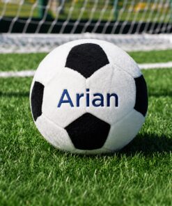 Alternative view of Pluche Voetbal met Naam – Gepersonaliseerde Voetbal Knuffel