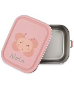 Vlinder lunchbox met naam
